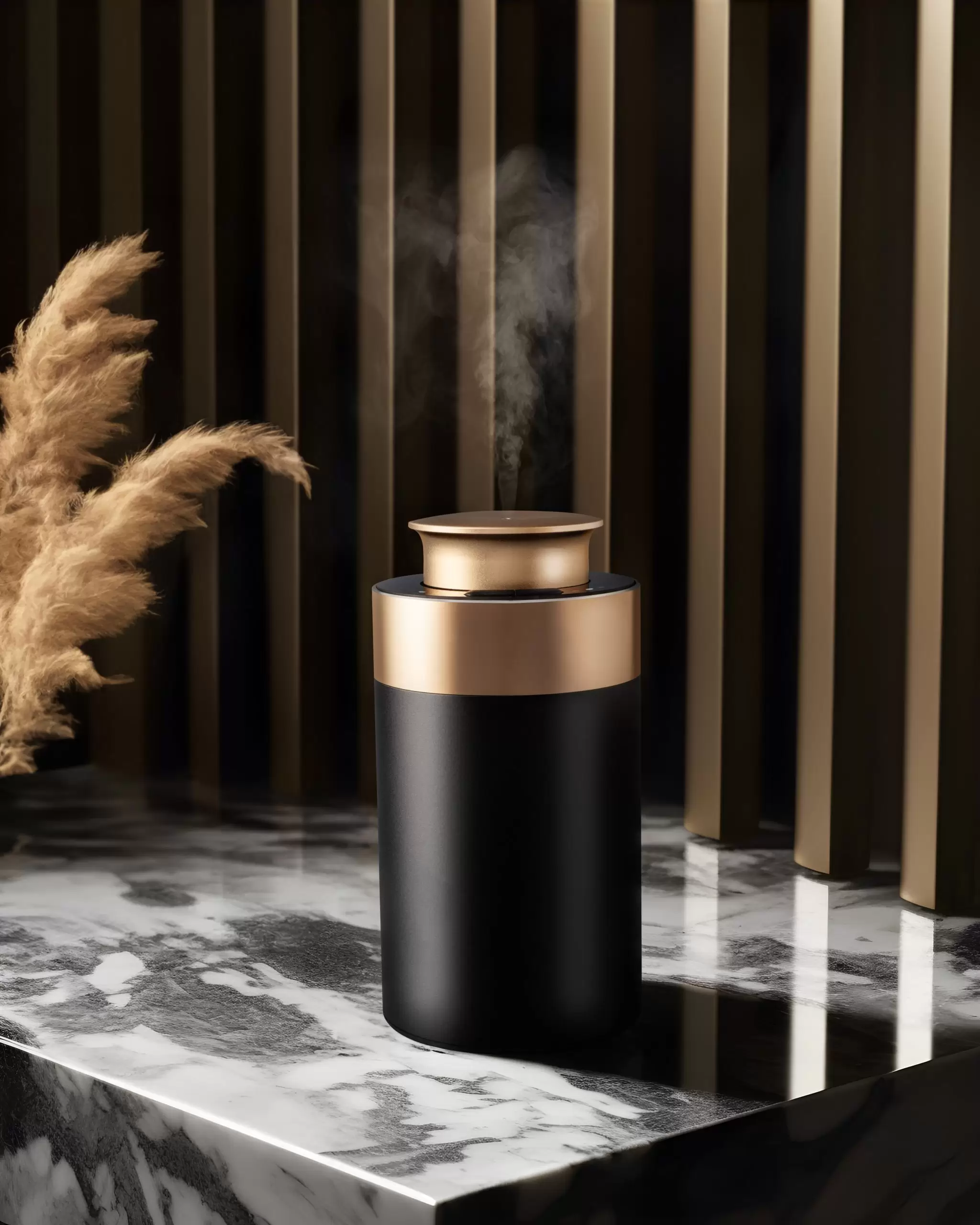 Mini Difuzor de Arome Black-Gold